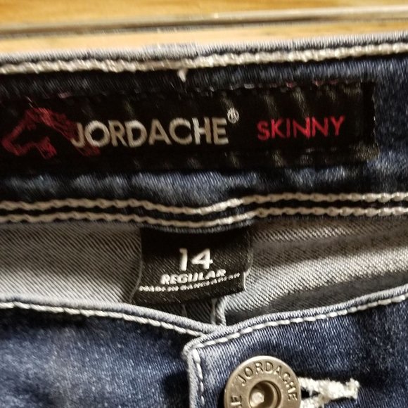 Jordache‎ Junior Jeans 14 Skinny - Picture 5 of 9